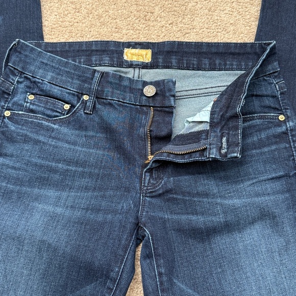MOTHER The Looker in Love Lust & Pixie Dust Dark Wash Stretch Jeans Size 27 - Picture 6 of 10